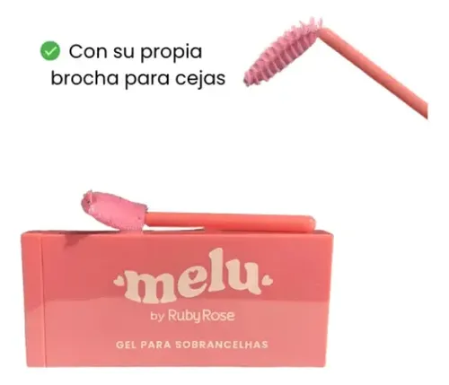Gel Cera Modelador Para Cejas Melu Ruby Rose