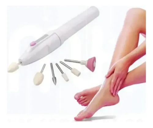 Mini Torno Set Portatil Manicuria Pedicuria Lima Uñas A Pila