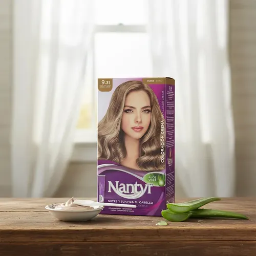 Tintura Crema Nantyr Con Oxidantes 20-40 Volumenes (kit) 9.31