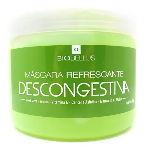 Mascarilla Gel Refrescante Descongestiva Biobellus 500ml Aloe Vera