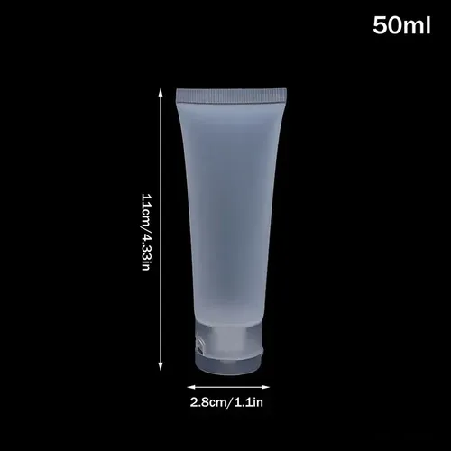 Paquete De 5 Envases De Loción Exprimible Y Rellenable Para