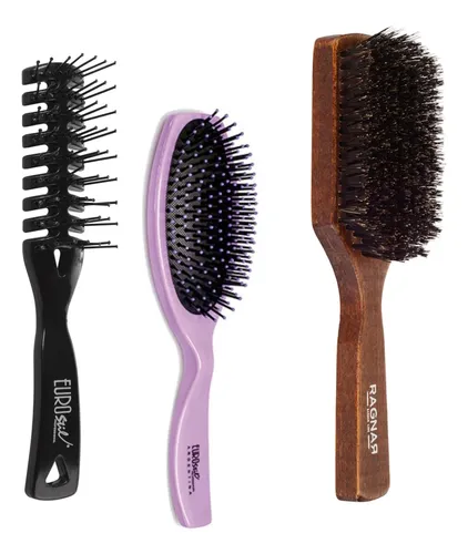 Kit Accesorios Para Salon Peluqueria Escoba Cepillos Peine