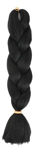 Pelo Cabello Sintetico Kanekalon Trenzas Africanas Extension Color Negro – 1