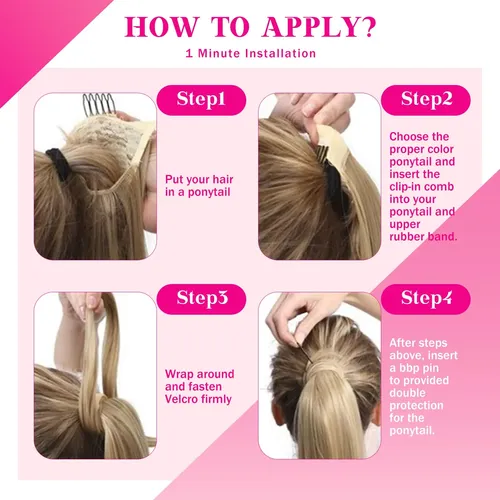Extensiones De Cabello En Forma De Cola De Caballo Ve Sunny
