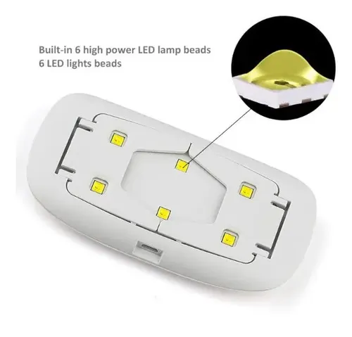 Cabina Led Uv Sun Mini 6w Combo X10 Unidades Uñas Esculpidas