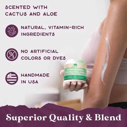 Manteca Corporal Purple Canyon Solar Soothe Cactus Aloe 240