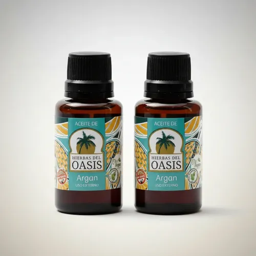 Pack X 2 Aceite Facial De Argán Hierbas Del Oasis Antiage