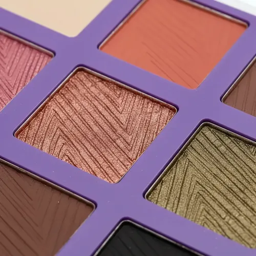 Paleta Tono 02 Sombras de Ojos X9 Tonos Brillante Mate Maquillaje Rostro Veoquiero