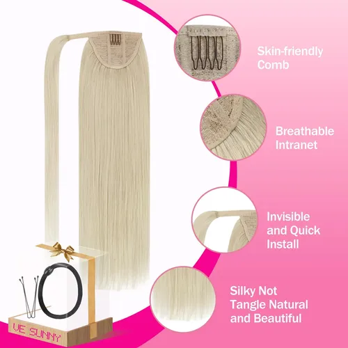 Extensiones De Cabello Cola De Caballo Ve Sunny, Cabello Hum