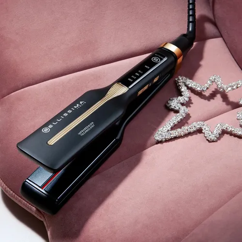 Planchita De Pelo Absolute Infrared Placas Anchas Bellissima Negro