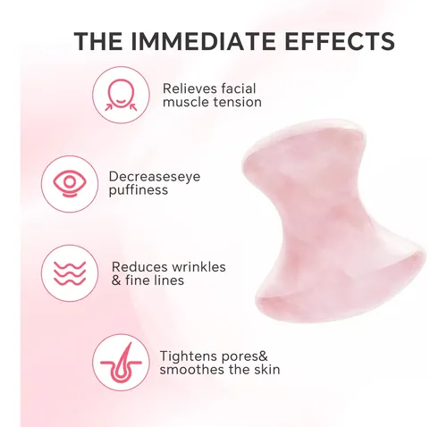Juego De 4 Masajeadores Meridessa Jade Roller Y Gua Sha