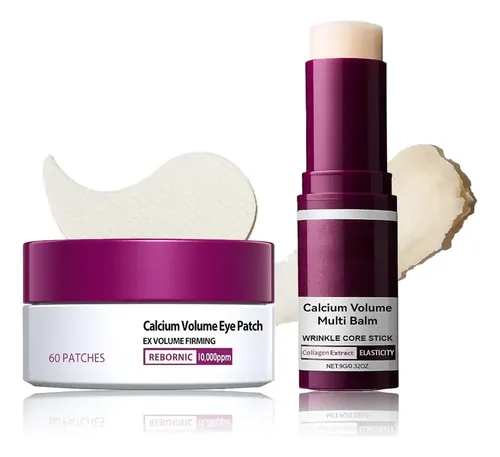 Set Parches Contorno De Ojos Y Bálsamo Facial Antiedad