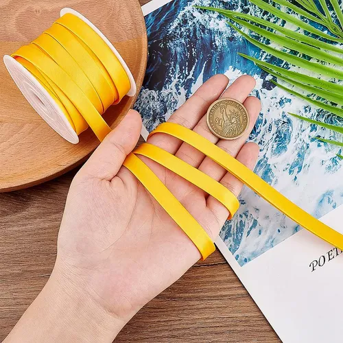 1 Roll De Cinta De Satén De Poliéster Para Qipao