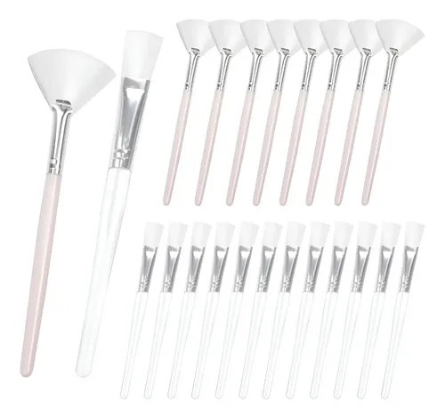 Yj Brochas Para Máscara Facial Con Abanico Suave, 20