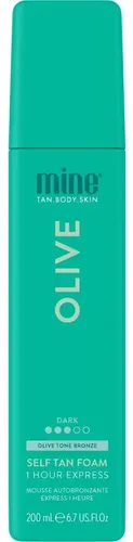 Espuma Autobronceadora Minetan, Base Verde Oliva, 200 Ml