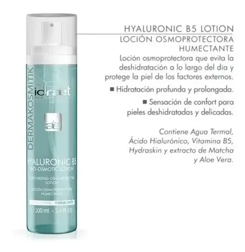 Idraet Loción Hyaluronic B5 Bio-osmotic Lotion X100ml