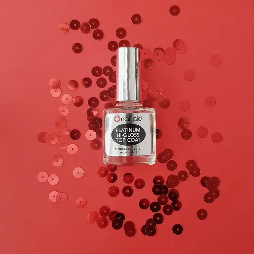 Capa Superior Nail-aid Platinum De Alto Brillo 0.55 Fl Oz