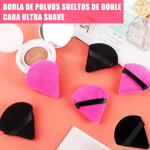 Kit Of 12 Triangular Makeup Sponges Powder Beauty Blender