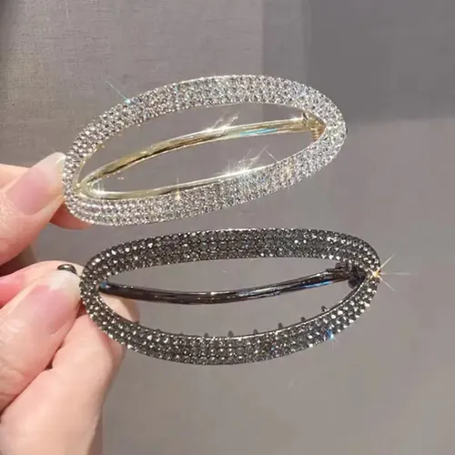 Pinza De Pelo Elegante Con Forma De Diamante H5