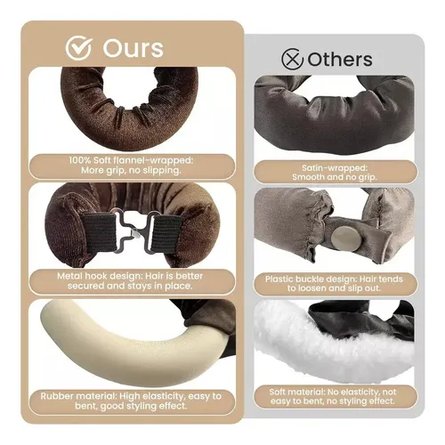 Set Rizador Sin Calor 5 Piezas Con Cinta Y Vincha Suit