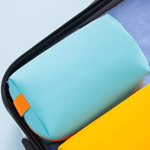 Bolsa De Cosméticos De Viaje Para Maquillaje, Piel Sintética