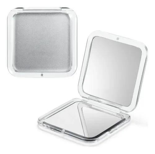 Espejo Compacto Plegable Mini Con Aumento De 7x, Espejo