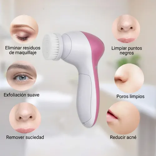 Cepillo Facial Limpiador Exfoliador Masajeador Piel Grasa