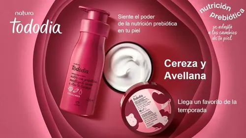 Hidratante Corporal Natura Tododia Cereza Y Avellana 400ml