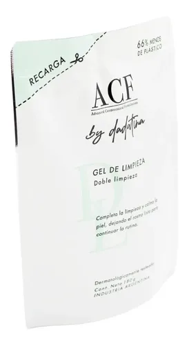 Acf Dadatina Refill Gel Limpieza Doble Facial Vegano Local