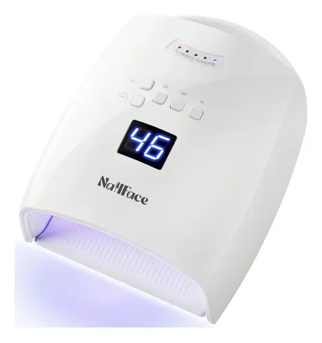 Lámpara De Uñas Uv Led Inalámbrica Nailface 66w