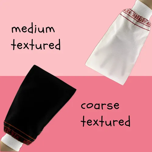 Juego De 2 Guantes Exfoliantes Para Limpieza Profunda