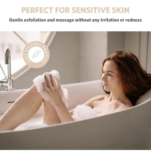 Exfoliante De Cuerpo De Silicona Sndyi, Suave Para Piel