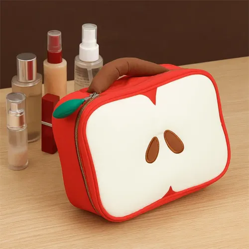 Aa. Bolsa De Maquillaje Con Estampado De Frutas, Bolsa Lkjh