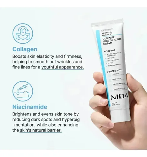 Crema Hidratante Facial Nida Youthful Formula 100 Ml
