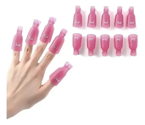 Broches Removedor Capuchón Uñas Esculpidas Gel Esmalte Semi