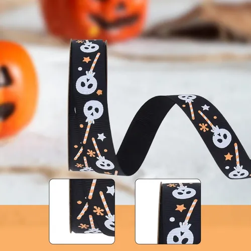 Cinta De Halloween, Decoración De Halloween, Negro