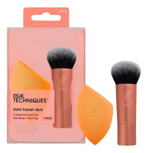 Real Techniques Set Mini Travel Duo Color Naranja