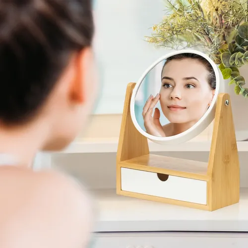 Espejo De Maquillaje Yeake Vanity Con Aumento 1x/3x Y Soport