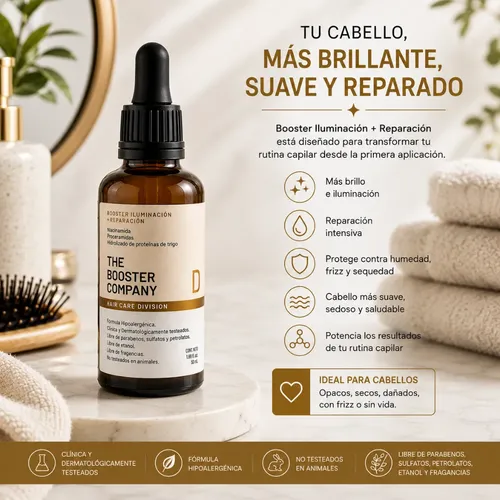 Booster Capilar Iluminación Reparación Serum Niacinamida 50c