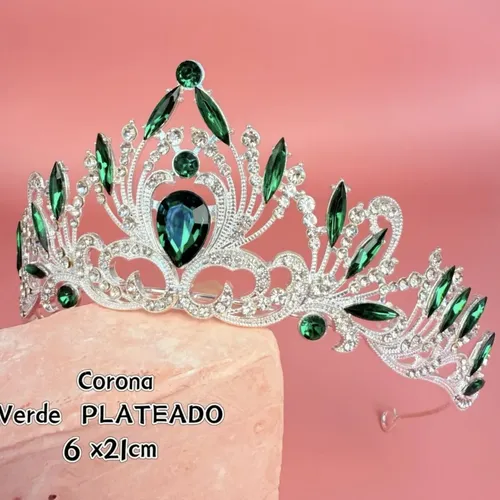 Tiara Corona Strass Accesorios P/ Eventos Novias 15 Años P5