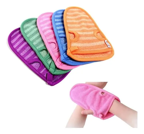 Guantes Exfoliantes De Baño 3 Piezas