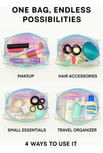 Cosmetiquera Impermeable Neceseres Maquillaje Transparente Z