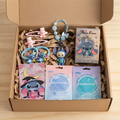 Box De Regalo Set Makeup Skincare Stitch Maquillaje