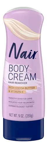 Nair Body Cream Crema Depilatoria Butter Y Vit. E X 255g