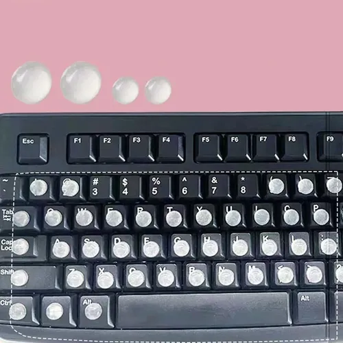 Pegatinas Para Mecanografía Con Diseño 5×2 Mm 100 Piezas