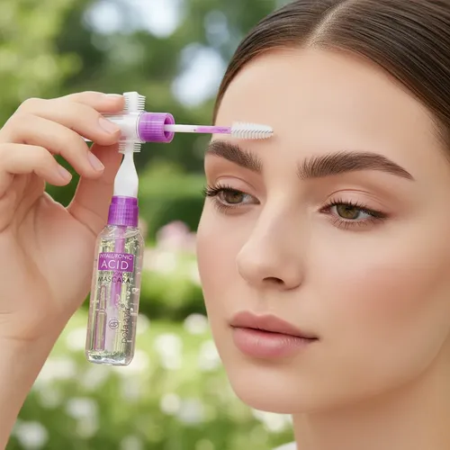 Gel Modelador Para Cejas Doble Cepillo C/acido Hialurónico