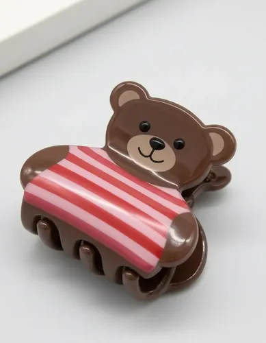 Broches Hebilla Osito Pack X12 Gancho Pelo Infantil