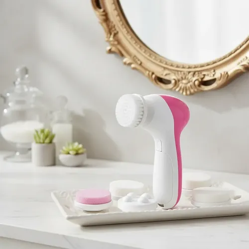 Cepillo Facial Electrico 5 En 1 Limpieza Masaje Exfoliante