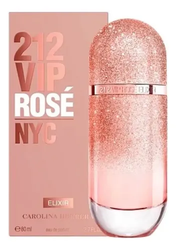 perfume Carolina Herrera 212 Vip Rosé Elixir Edp 80 Ml