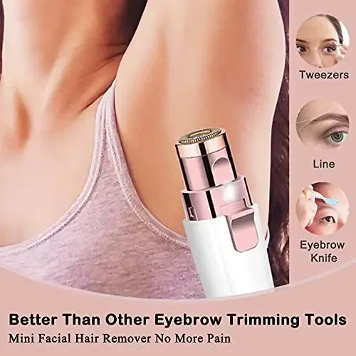 Removedor De Vello Facial Para Mujer, Recortador De Cejas, N